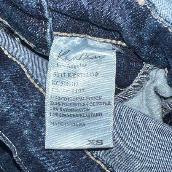 Kancan Estilo bib overalls with front pocket. Great distressed look. - Picture 11 of 11